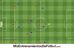 ejercicio partido aplciado 8 contra 8