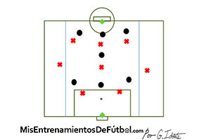 partido reducido 8x7 2porteros